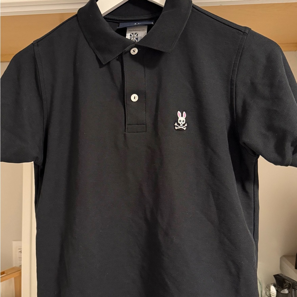 Black Psycho Bunny  Polo Shirt